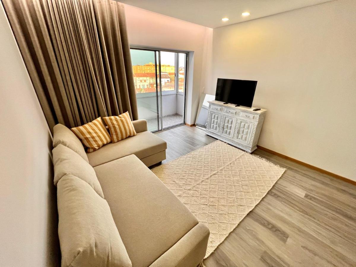 Charming Studio Apartment In Povoa De Varzim Bagian luar foto